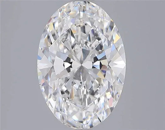 3.55ct Oval Lab Grown Diamond (Colour D, Clarity VVS2, IGI Certified) Forever For Love