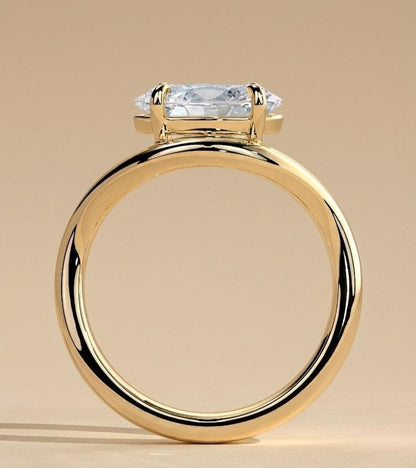 1 Ct IGI Certified Oval Lab Diamond Engagement Ring