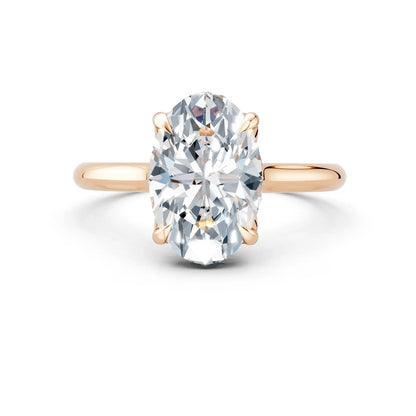 Oval Diamond Halo Engagement Ring Forever For Love