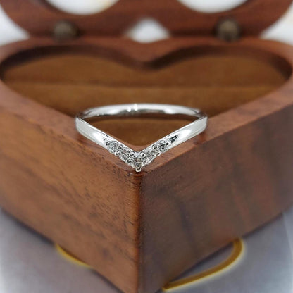 Round Lab Diamond Stacking Ring