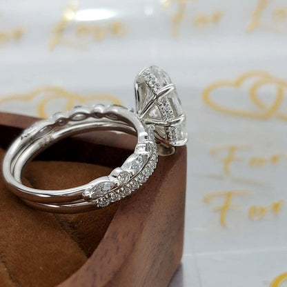 4.8 Ct IGI Certified Oval Lab Diamond Engagement Ring