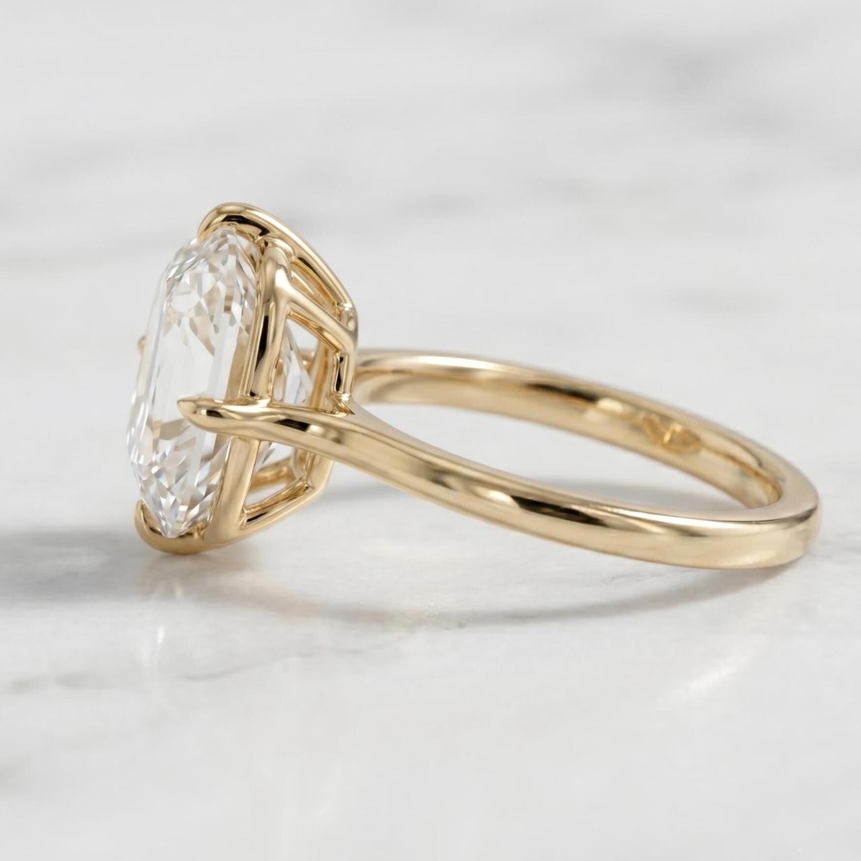 IGI Certified Cushion Lab Diamond Engagement Ring