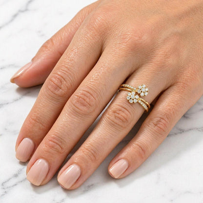Round Lab Diamond Stacking Ring