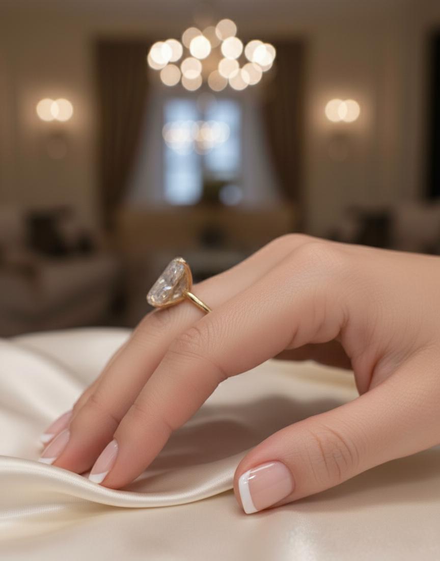 10 Karat IGI zertifizierter Radiant Labor-Diamant Solitär Verlobungsring Radiant cut Moissanite engagement ring in 935er Argentium Silber — custom handcrafted by Forever For Love