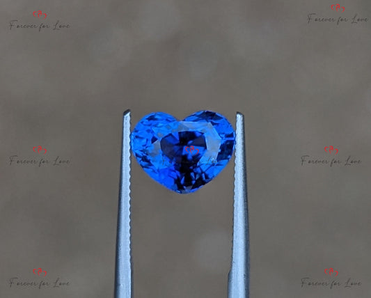 Heart Shape Corn Flower Blue Sapphire 2.56 Cts, Natural Unheated Untreated Genuine Loose Gemstone from Sri Lanka Custom Jewellery For Her.