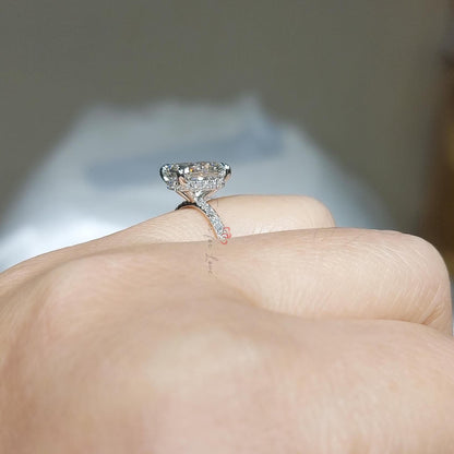 2 Ct IGI Certified Cushion Lab Diamond Engagement Ring