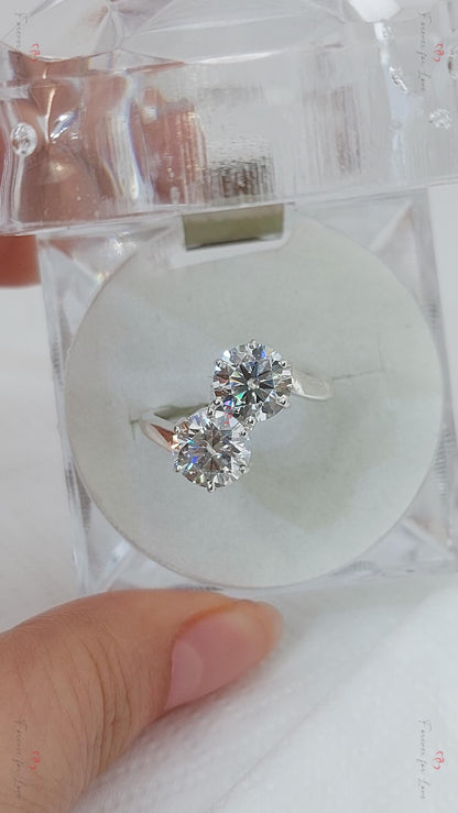 4 Ct IGI Certified Round Lab Diamond Engagement Ring