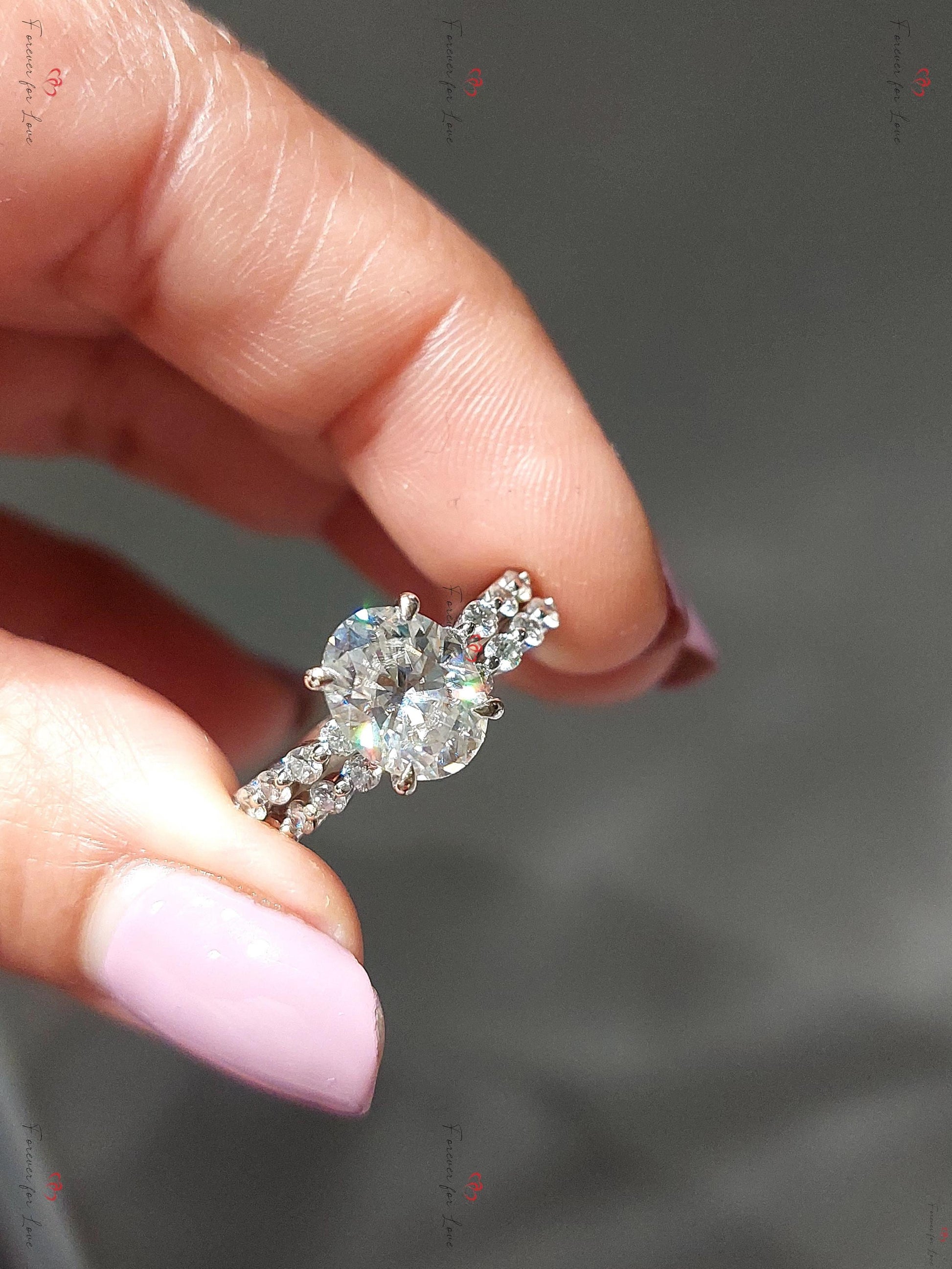2Ct Oval Cut Wedding Set in white Gold, Crushed Ice Oval Bridal Set, Moissanite Oval Cut Bridal Set, Moissanite bridal Set.