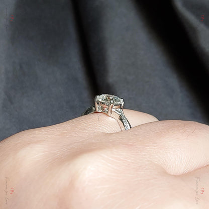 1 Ct IGI Certified Round Lab Diamond Solitaire Engagement Ring