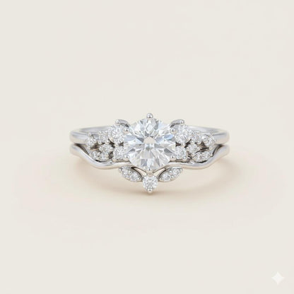 1.3 Ct Round Lab Diamond Band