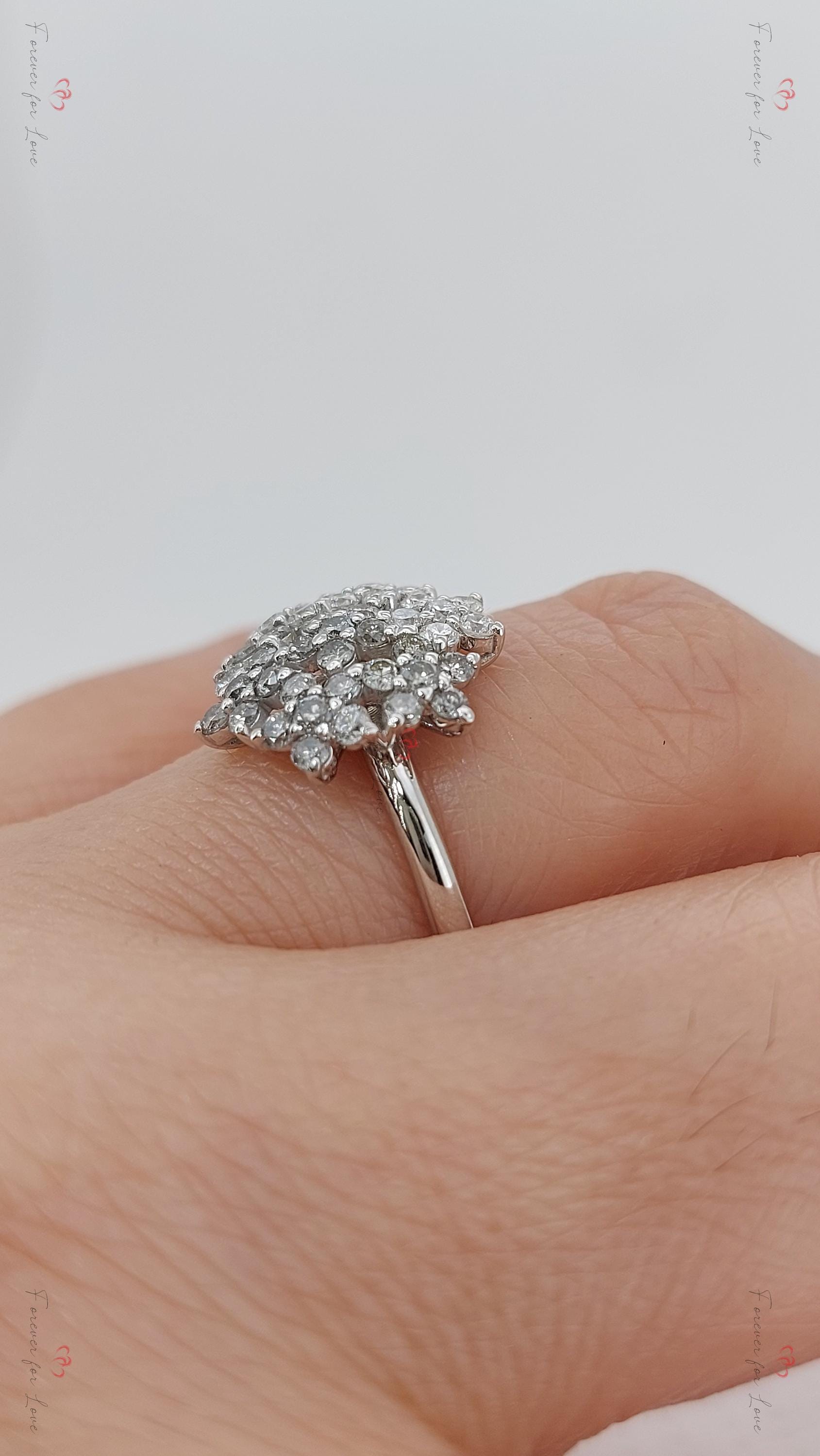 Round Lab Diamond Engagement Ring