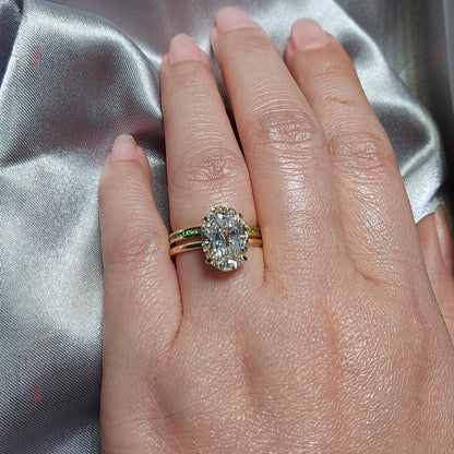 Emerald Engagement Ring