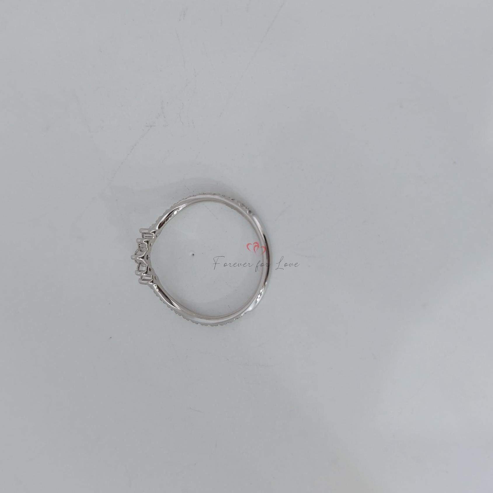 Round Lab Diamond Stacking Ring