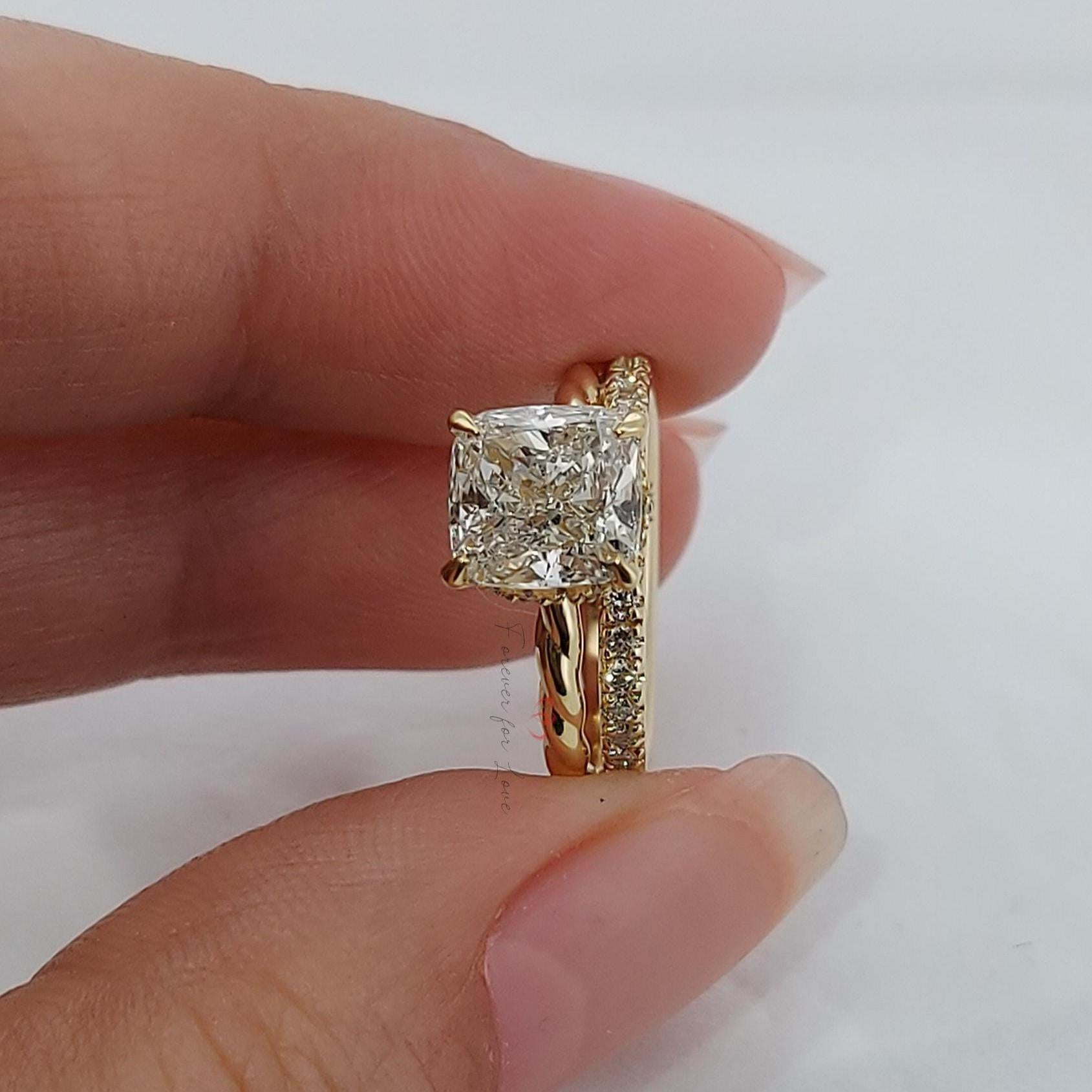2 Ct Cushion Diamond Eternity Band