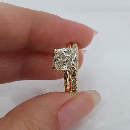 2 Ct Cushion Diamond Eternity Band