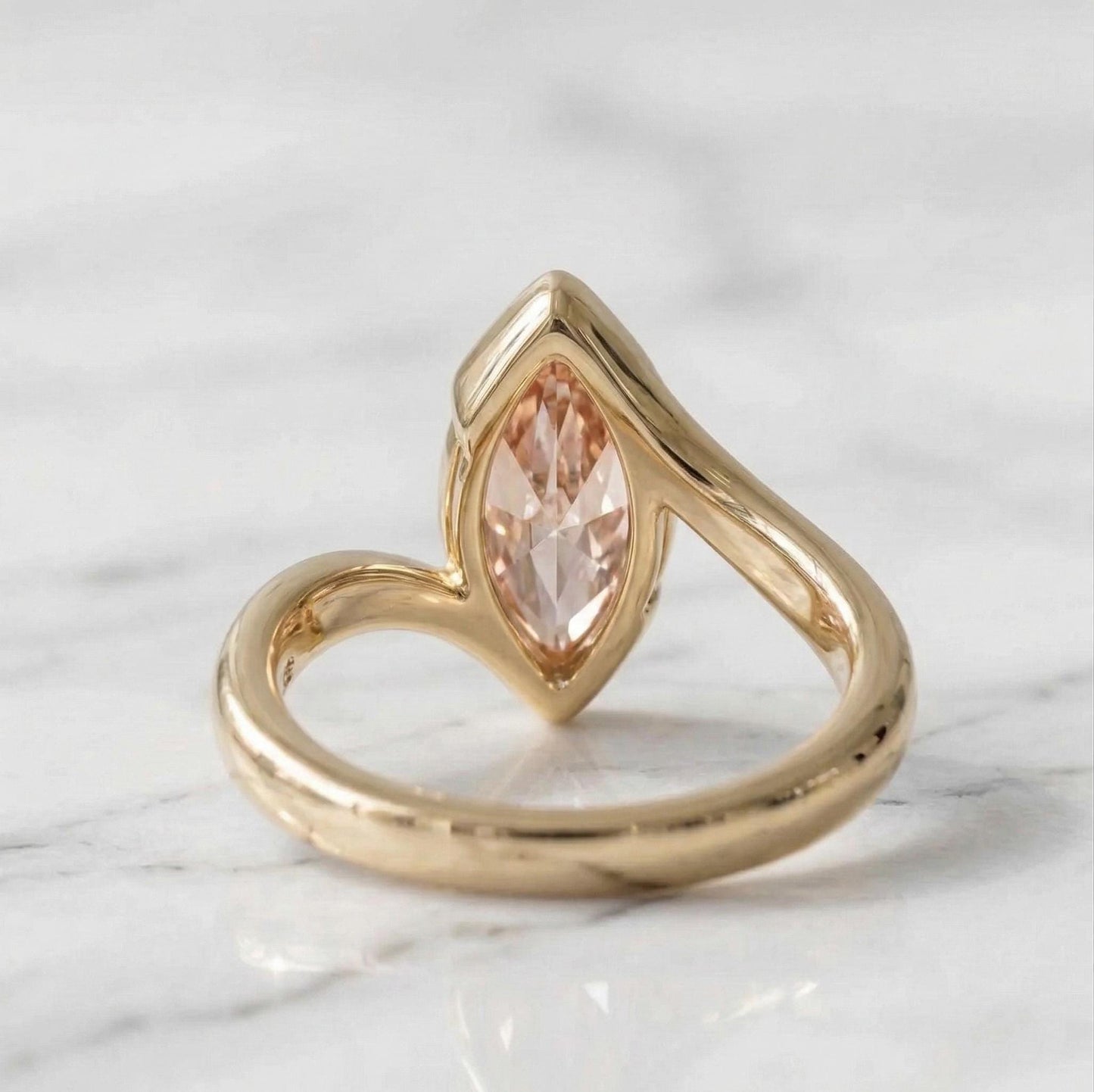 4 Ct IGI Certified Marquise Lab Diamond Solitaire Engagement Ring Marquise cut 1Ct Moissanite Brilliant Cut engagement ring in 935 Argentium Silver — custom handcrafted by Forever For Love