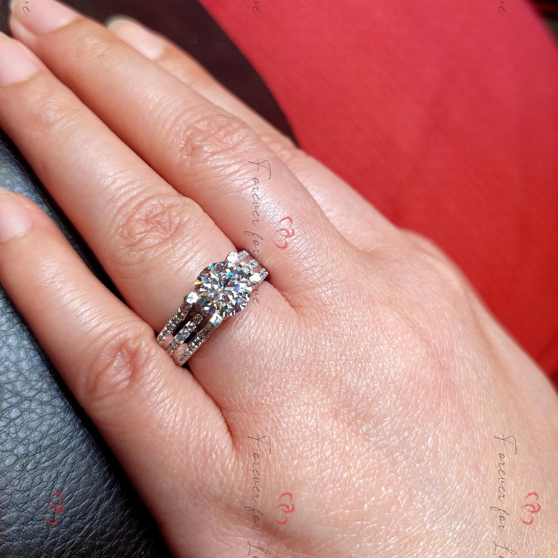 2 Ct IGI Certified Round Diamond Engagement Ring