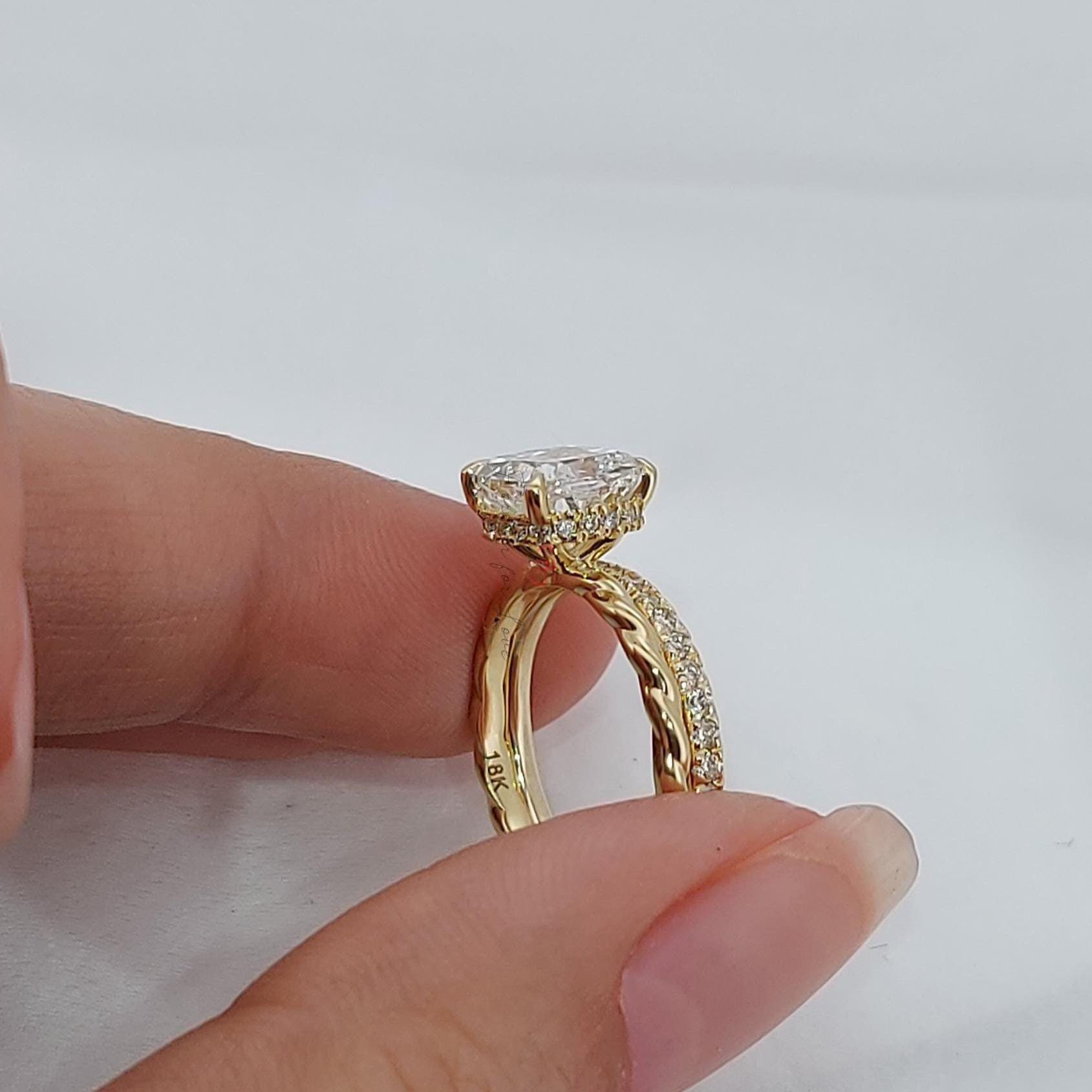 2 Ct Cushion Diamond Eternity Band