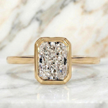 IGI Certified Radiant Lab Diamond Solitaire Engagement Ring