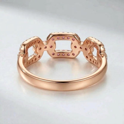 Round Diamond Stacking Ring