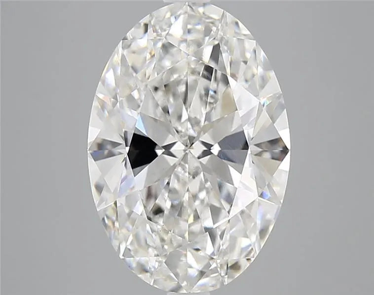4.00ct Oval Lab Grown Diamond (Colour E, Clarity VVS2, IGI Certified)