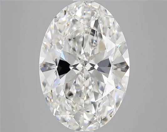 4.00ct Oval Lab Grown Diamond (Colour E, Clarity VVS2, IGI Certified)