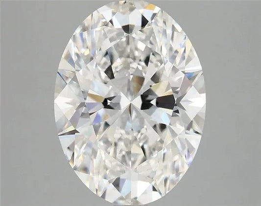 4.00ct Oval Lab Grown Diamond (Colour E, Clarity VVS2, IGI Certified)