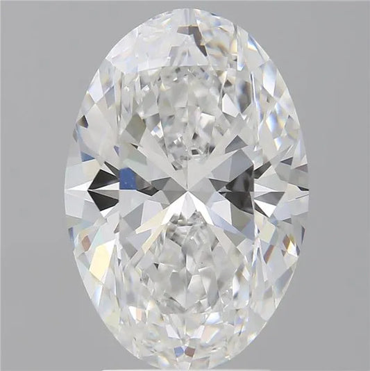 4.00ct Oval Lab Grown Diamond (Colour E, Clarity VVS2, IGI Certified)