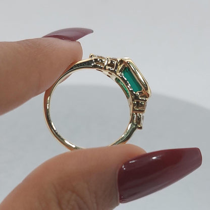 Marquise Diamond, Emerald Band