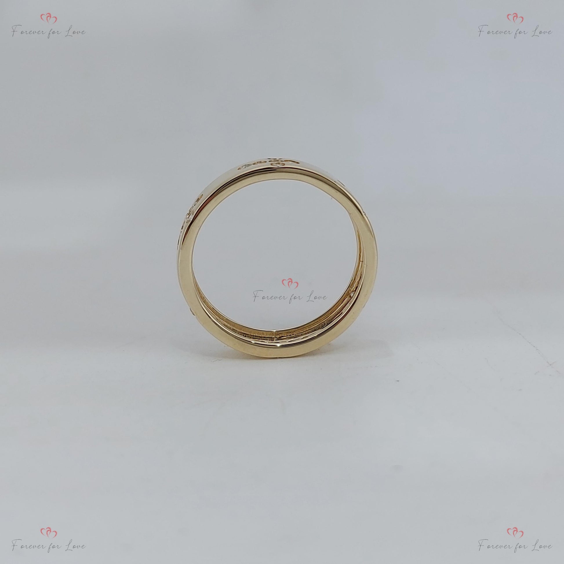 Round Diamond Full Eternity Band
