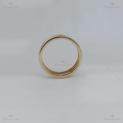 Round Diamond Full Eternity Band