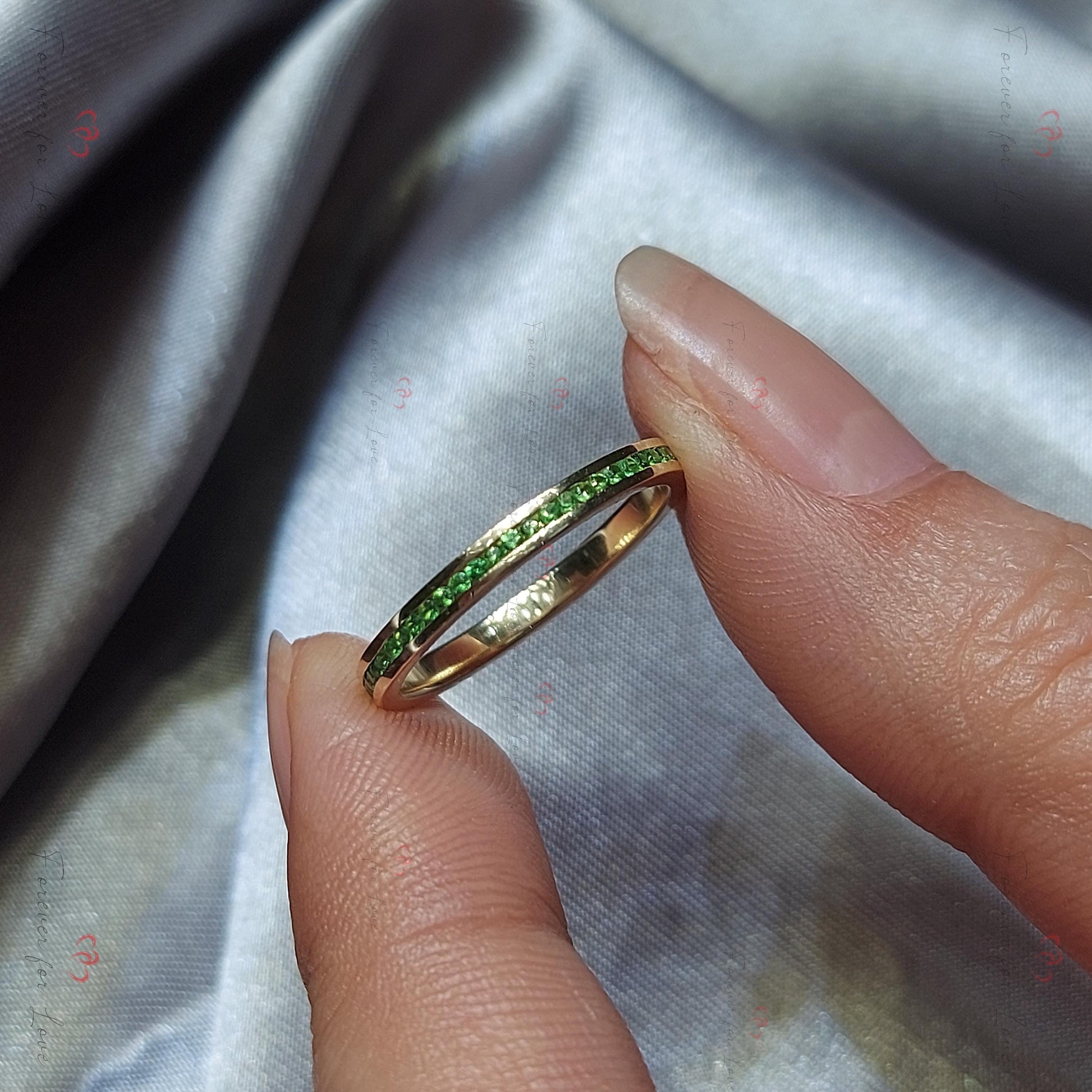 Emerald Engagement Ring