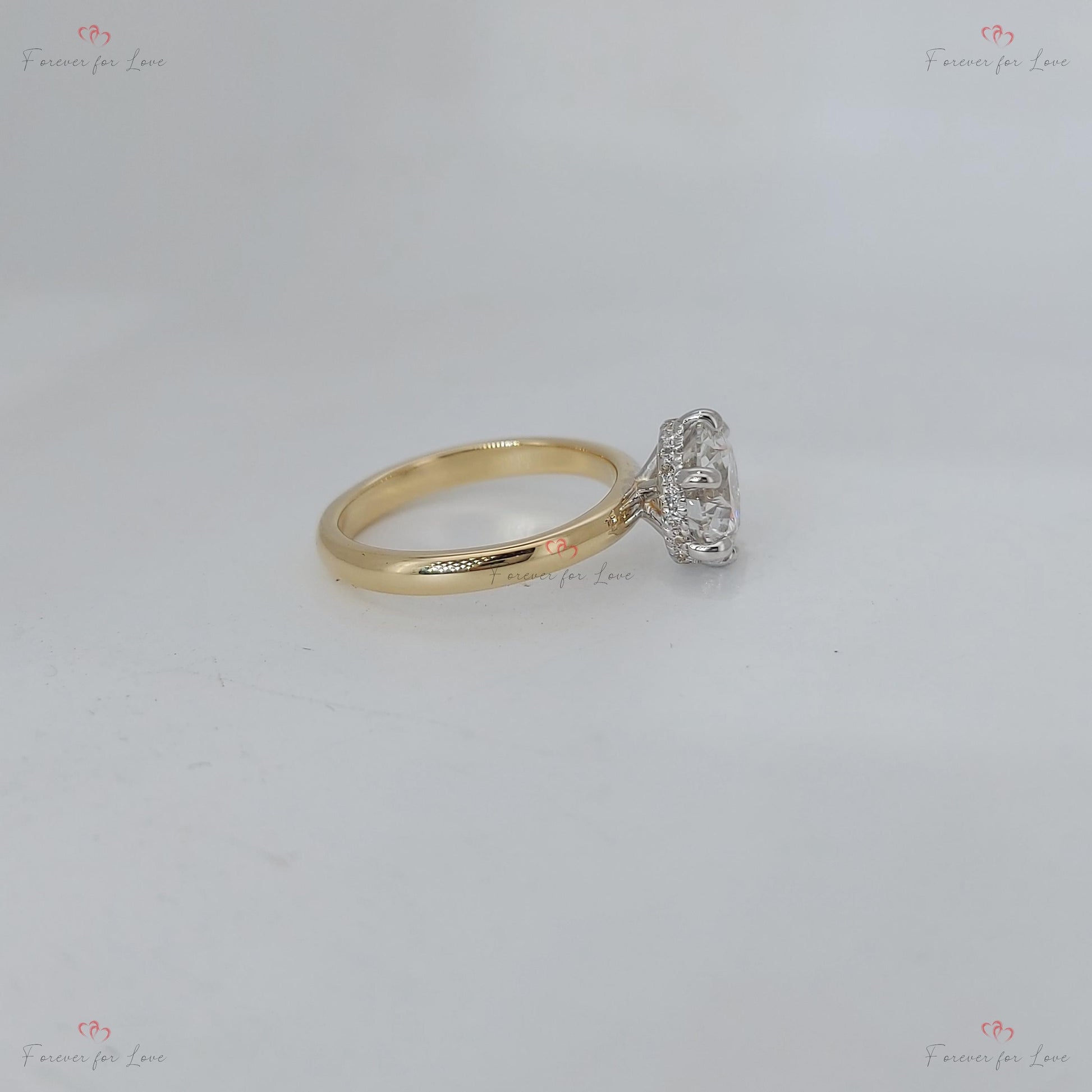 2.5 Ct IGI Certified Round Lab Diamond Solitaire Engagement Ring