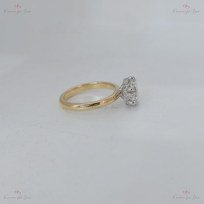 2.5 Ct IGI Certified Round Lab Diamond Solitaire Engagement Ring