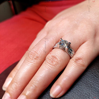 2 Ct IGI Certified Round Diamond Engagement Ring