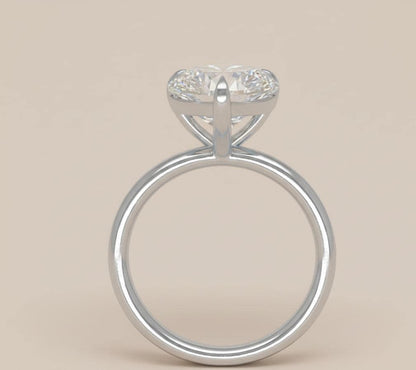 7 Ct IGI Certified Pear Lab Diamond Solitaire Engagement Ring