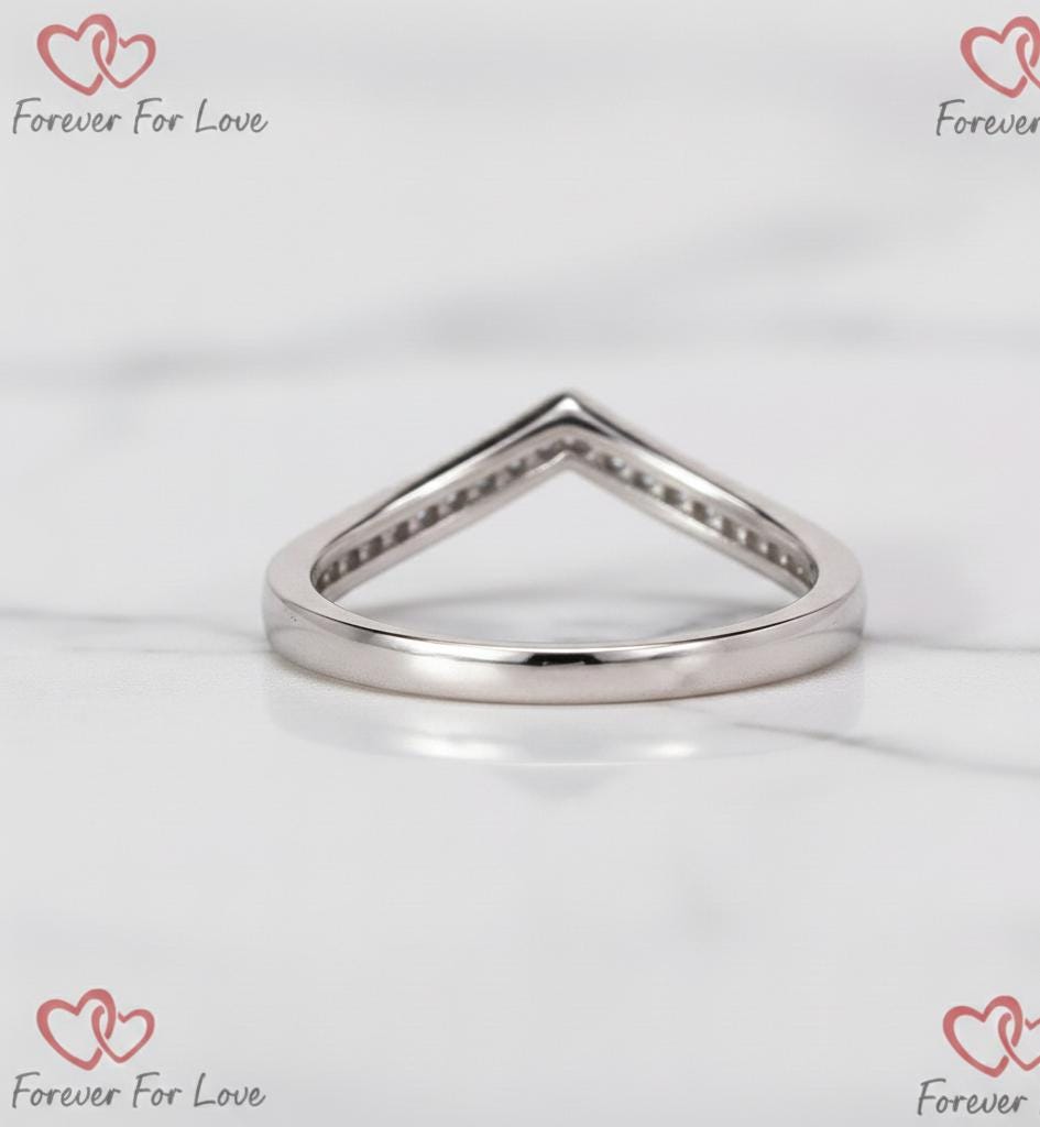 Round Lab Diamond Stacking Ring