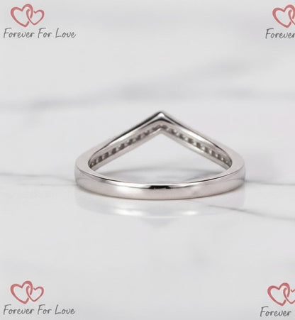 Round Lab Diamond Stacking Ring