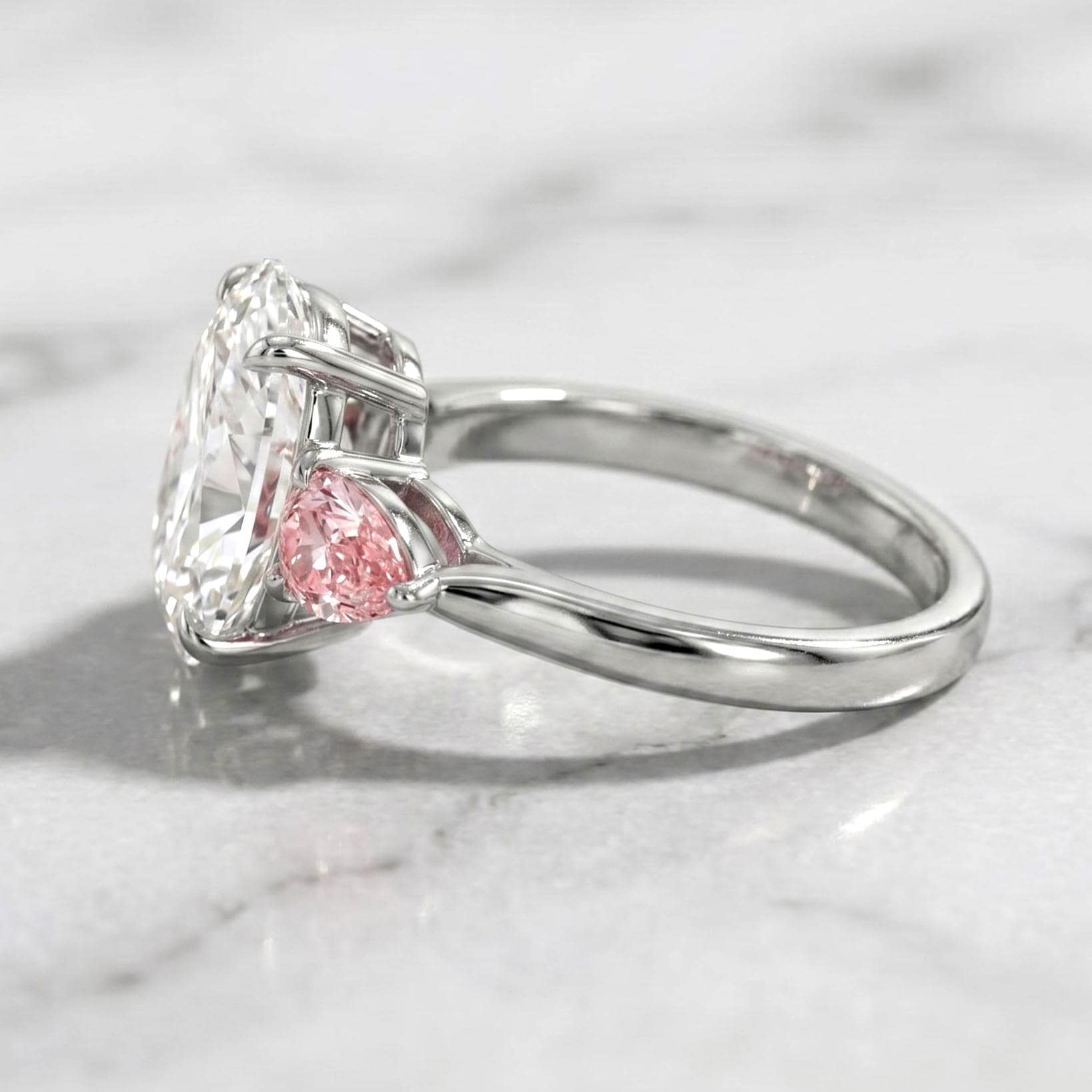 4.5 Ct IGI Certified Oval Lab Diamond Engagement Ring