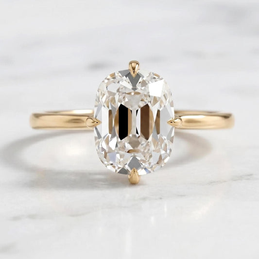 IGI Certified Cushion Lab Diamond Engagement Ring