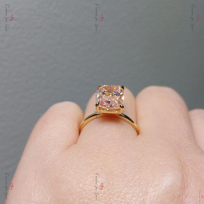 IGI Certified Cushion Lab Diamond Engagement Ring