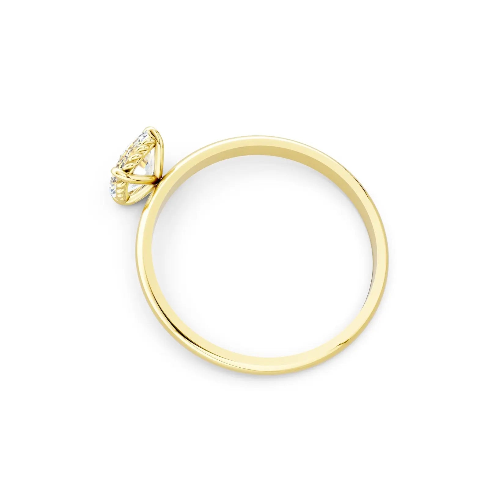 Solitaire Cushion Cut Diamond Engagement Ring Forever For Love