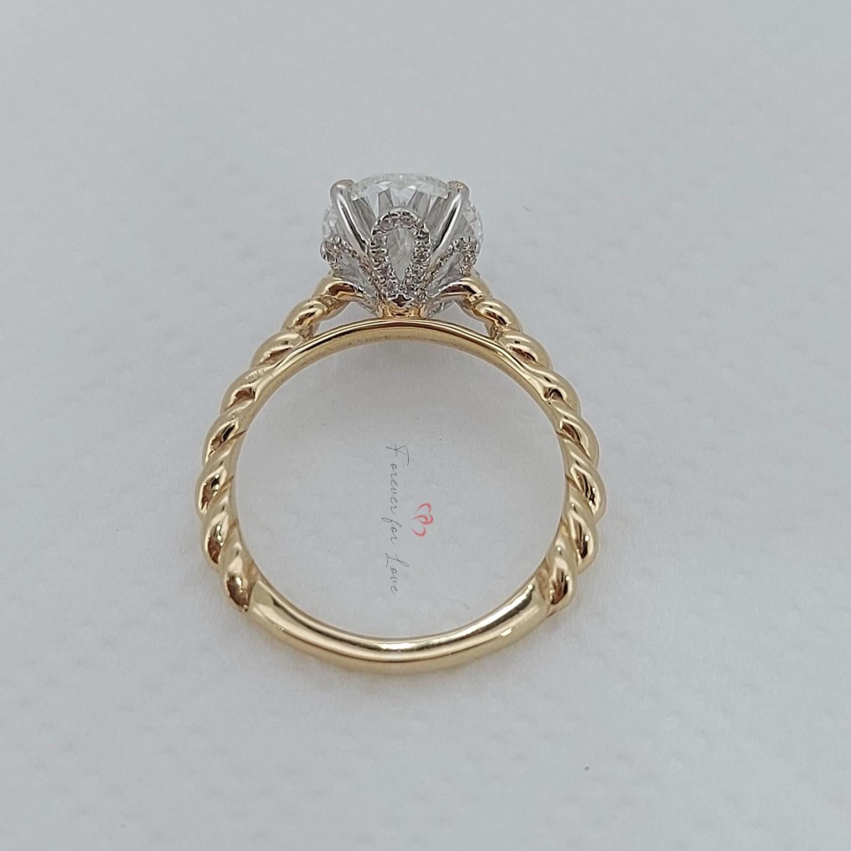 3.5 Ct Oval Lab Diamond Band