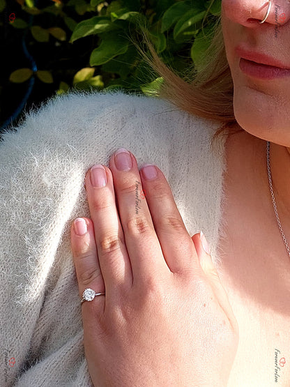 2 Ct Round Lab Diamond Solitaire Engagement Ring