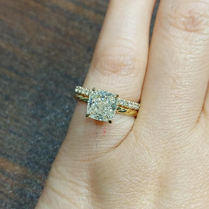 2 Ct Cushion Diamond Eternity Band