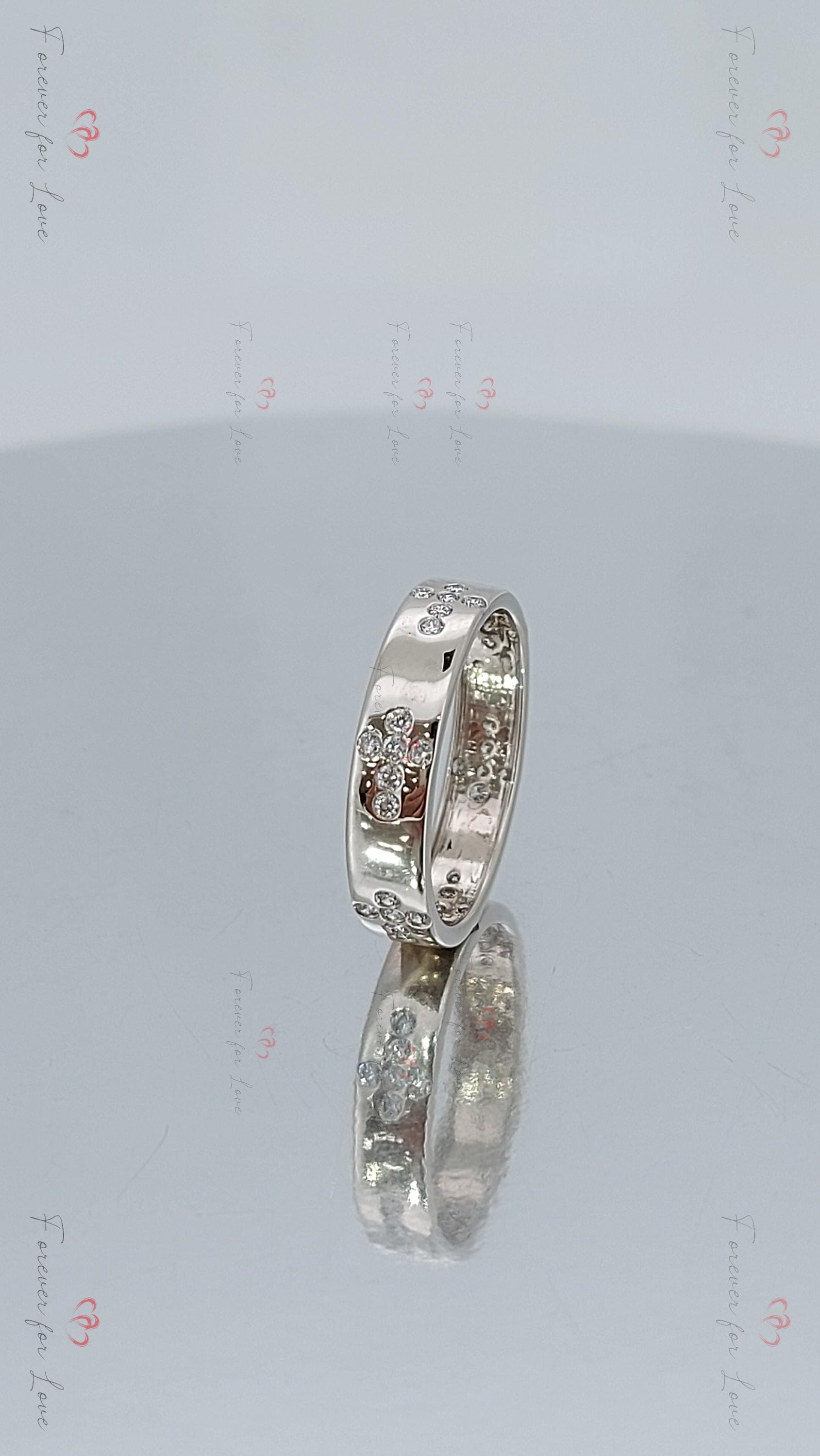 Round Diamond Full Eternity Band