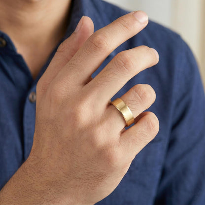 Round Lab Diamond Wedding Band