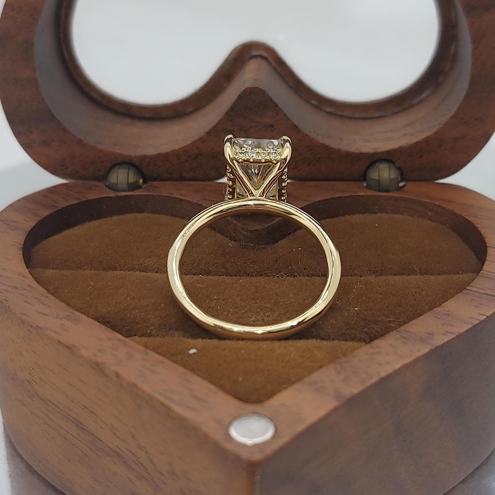 2 Ct IGI Certified Radiant Lab Diamond Solitaire Engagement Ring