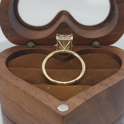 2 Ct IGI Certified Radiant Lab Diamond Solitaire Engagement Ring