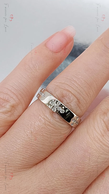 Round Diamond Full Eternity Band